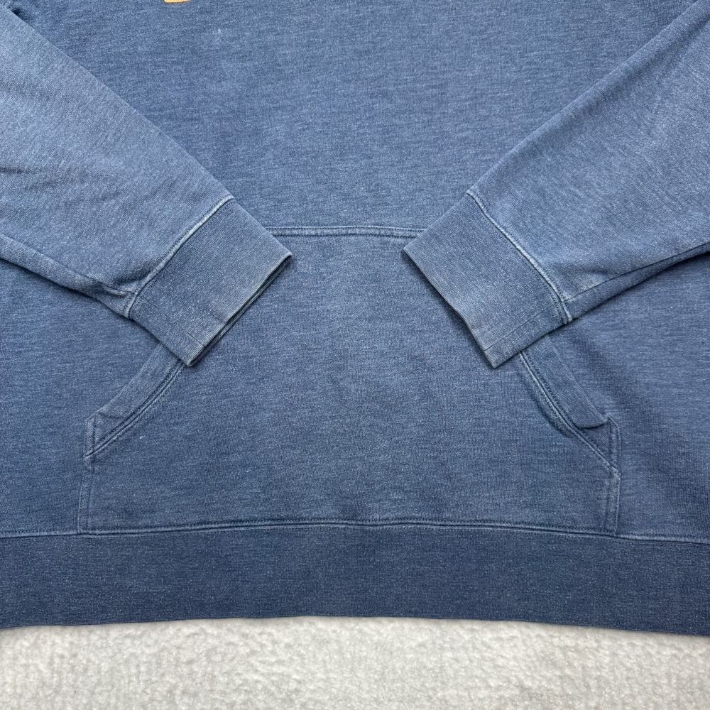 Marmot‎ Graphic Logo Hoodie Sweater Blue Men's Size Large - Picture 4 of 9